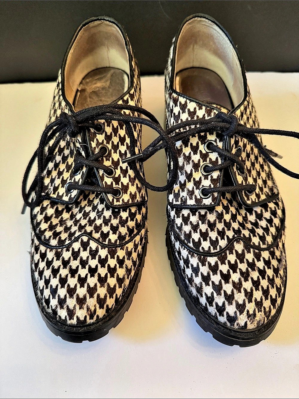 Michael Kors Women's Animal Print Oxfords US 7.5 M